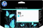 HP 70 - cyan - original - DesignJet - kartuša s črnilom - slika 2