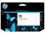 HP 70 - rumena - originalna - DesignJet - kartuša s črnilom - slika 2