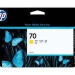 HP 70 - rumena - originalna - DesignJet - kartuša s črnilom