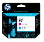 HP 761 - cian, škrlatna - tiskalna glava - slika 3