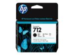 HP 712 - črna - original - DesignJet - kartuša s črnilom - slika 2