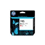 HP 744 - črna, kromatično rdeča - tiskalna glava - slika 3