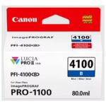 Canon PFI-4100 B - modra - originalni - črnilni vložek