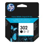 HP 302 - črna - originalna - kartuša s črnilom