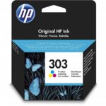 HP 303 - barva (cianova, škrlatna, rumena) - originalna - kartuša s črnilom