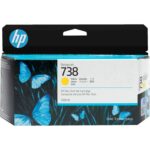 HP 738 - rumena - originalna - DesignJet - kartuša s črnilom - slika 2