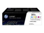 HP 201X - 3-pakiranje - visok donos - rumena, cianova, škrlatna - originalna - LaserJet - kartuša s tonerjem (CF253XM) - slika 2