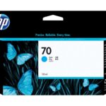 HP 70 - cyan - original - DesignJet - kartuša s črnilom
