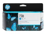 HP 738 - cian - original - DesignJet - kartuša s črnilom