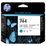 HP 744 - foto črna, cian - tiskalna glava