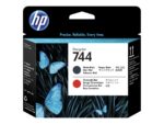 HP 744 - črna, kromatično rdeča - tiskalna glava