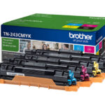 Brother TN243CMYK Value Pack - 4-pakiranje - črna, rumena, cianova, škrlatna - originalna - kartuša s tonerjem
