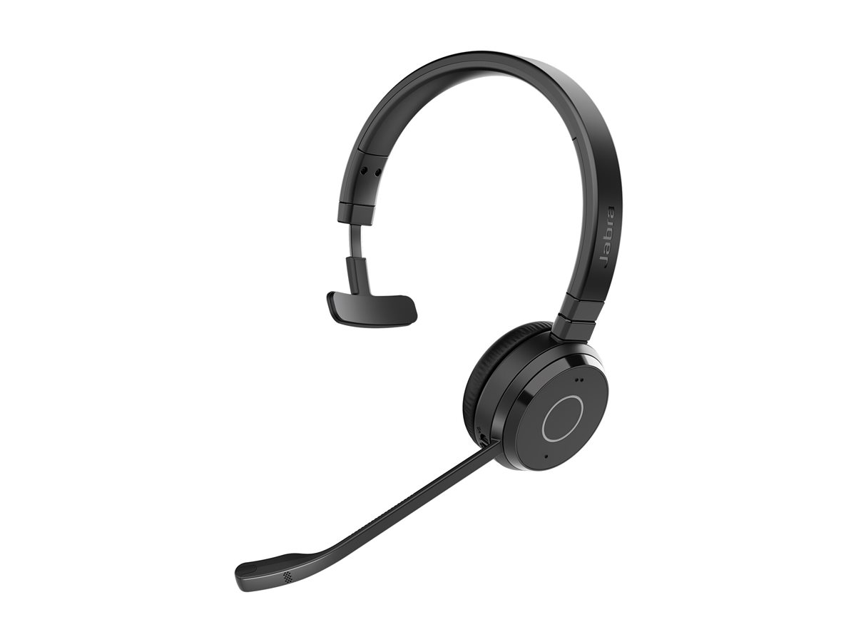 3efbd153-e0cb-4db4-8590-8adcbc8e4549 Jabra Evolve 65 TE Mono - slušalke - USB-A prek adapterja Bluetooth - slika 1
