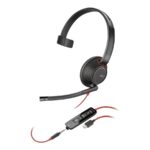 HP Poly Blackwire 5210 - slušalke - 3,5 mm priključek, USB-C