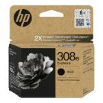 HP 308e EvoMore - črna - originalna - kartuša s črnilom