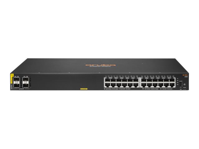 6dd03df2-e5d4-48d4-bac4-0ec0f68dd683 HPE Aruba 6100 24G Class4 PoE 4SFP+ - stikalo - 28 vrat - Upravljano - nastavljivo na stojalo - slika 1