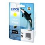 Epson T7604 - rumena - originalna - kartuša s črnilom