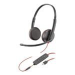 HP Poly Blackwire C3225 - slušalke - USB-C, 3,5 mm priključek