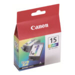 Canon BCI-15 Colour Twin Pack - 2-pakiranje - rumena, cianova, škrlatna - originalna - črnilni vložek