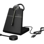 Jabra Engage 55 SE Convertible - slušalke - USB-C prek adapterja DECT