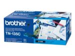 Brother TN135C - visok donos - cian - originalna - kartuša s tonerjem