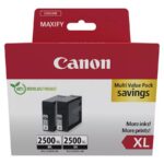 Canon PGI-2500XL BK Twin Pack - 2-paket - XL - črna - originalna - črnilni vložek