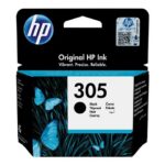 HP 305 - črna - originalna - kartuša s črnilom