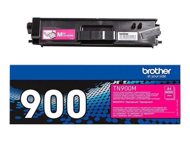 827dc3b1-eb87-4642-9031-47a6dd3d77ea Brother TN900M - magenta - originalna - kartuša s tonerjem - slika 1