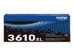 Brother TN3610XL - visok donos - črna - originalna - kartuša s tonerjem - slika 2