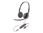 HP Poly Blackwire C3225 - slušalke - 3,5 mm priključek