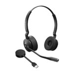 Jabra Engage 55 SE Stereo - slušalke - USB-C prek adapterja DECT - Microsoft Teams Certified