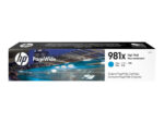 HP 981X - visok izkoristek - cian - original - PageWide - kartuša s črnilom - slika 2