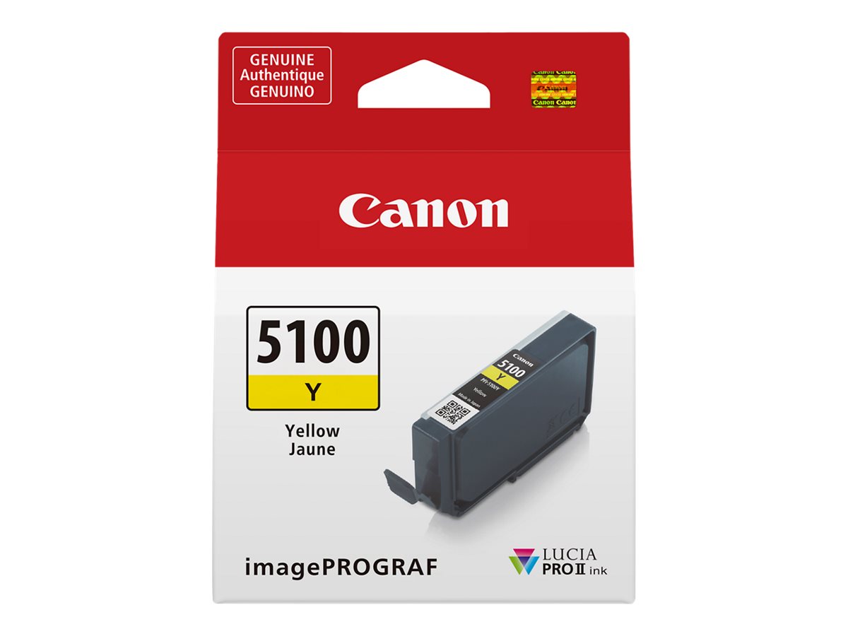 a3ea9376-53b0-4784-bd5d-386099f291d5 Canon PFI-5100 Y - rumena - originalna - črnilni rezervoar - slika 1
