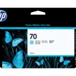 HP 70 - lahki cian - original - DesignJet - kartuša s črnilom