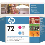 HP 72 - cian, škrlatna - tiskalna glava