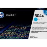 HP 504A - cian - original - LaserJet - kartuša s tonerjem (CE251A)