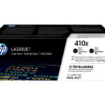 HP 410X - 2-pakiranje - Visok izkoristek - črna - originalna - LaserJet - kartuša s tonerjem (CF410XD)