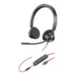 HP Poly Blackwire 3325 - slušalke - 3,5 mm priključek, USB-C