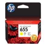 HP 655 - rumena - originalna - kartuša s črnilom
