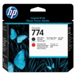 HP 774 - mat črna, kromatično rdeča - tiskalna glava