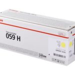 Canon 059 H - visoka zmogljivost - rumena - originalna - kartuša s tonerjem