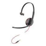 HP Poly Blackwire 3215 - slušalke - 3,5 mm priključek, USB-C
