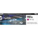 HP 981A - škrlatna - originalna - PageWide - kartuša s črnilom
