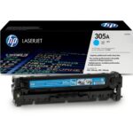 HP 305A - cian - original - LaserJet - kartuša s tonerjem (CE411A)