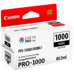 Canon PFI-1000 MBK - mat črna - izvirnik - črnilni vložek