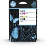 HP 953 - 4-pakiranje - črna, rumena, cianova, škrlatna - originalna - kartuša s črnilom