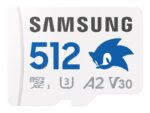Samsung PRO Plus MB-MD512SA - Sonic the Hedgehog - flash memory card - 512 GB - microSDXC UHS-I