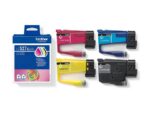 Brother LC527XL Value Pack - 4-pack - High Yield - črna, rumena, cian, magenta - original - kartuša s črnilom - slika 3