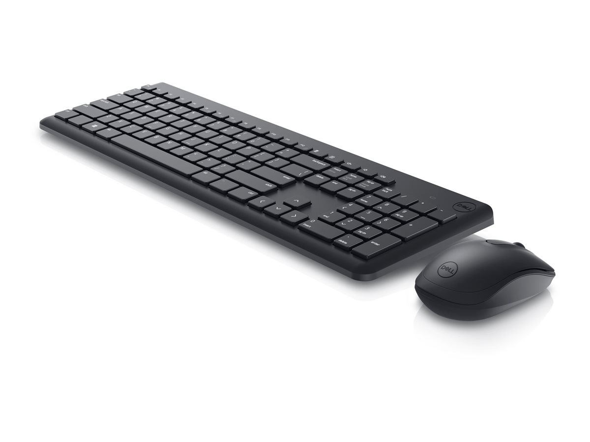b1535f69-d89b-476f-8ff7-170899b3fcf4 Dell Keyboard and Mouse KM3322W - komplet tipkovnice in miške - QWERTZ - Adriatic - črna Vhodna naprava - slika 1